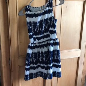 Tie-dye skater dress